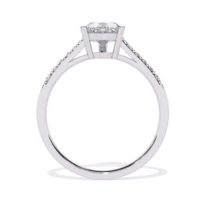 Dazzling 0.67ct Diamond Heart Ring in 14k Gold