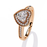 Love's Carousel: 14k Gold Ring with 0.70ct Diamond