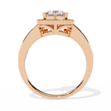 Love's Carousel: 14k Gold Ring with 0.70ct Diamond