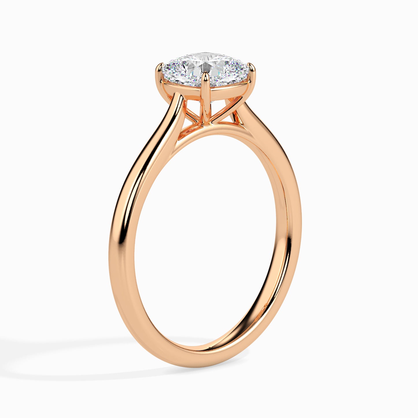 Subtle Radiance: 1.02 ct Diamond Set in Distinctive 3.24kt Gold