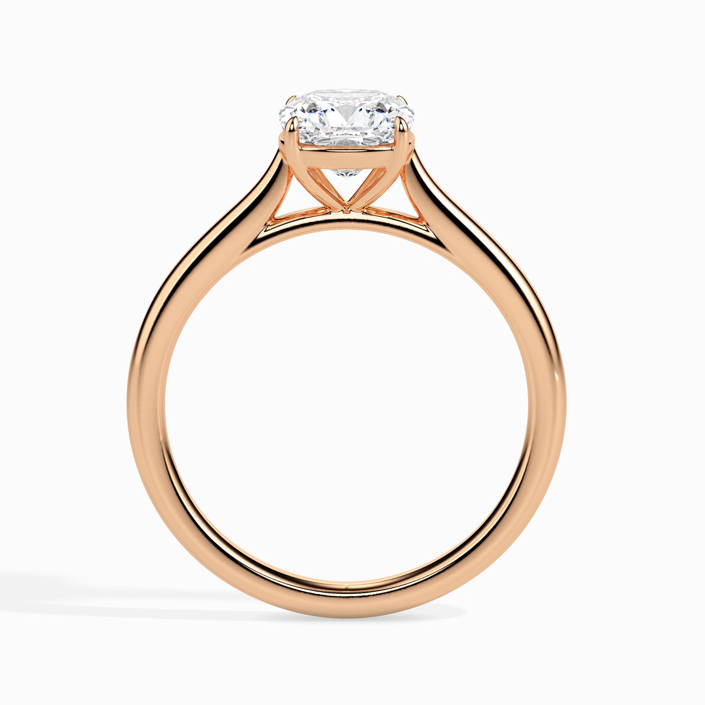 Subtle Radiance: 1.02 ct Diamond Set in Distinctive 3.24kt Gold