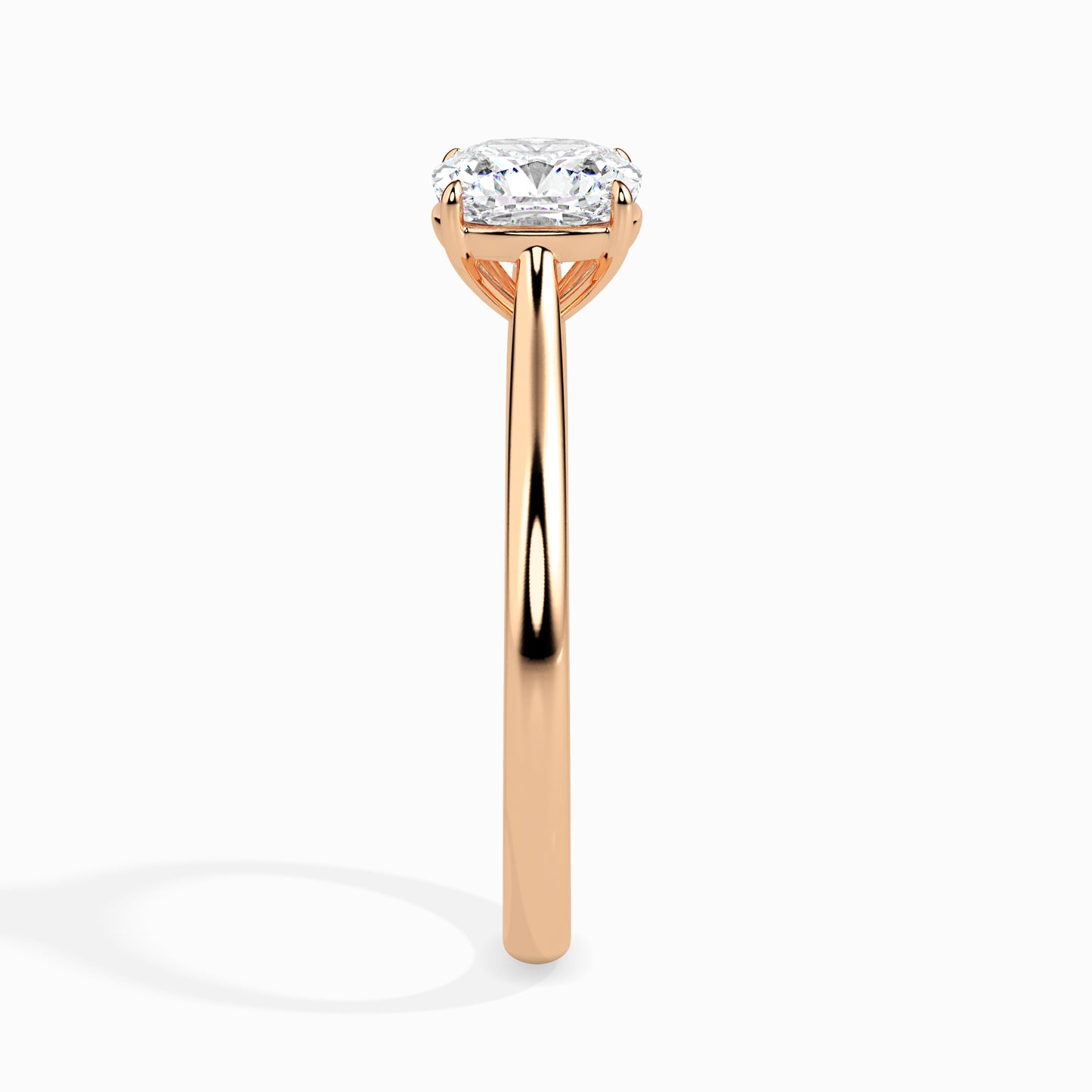 Subtle Radiance: 1.02 ct Diamond Set in Distinctive 3.24kt Gold