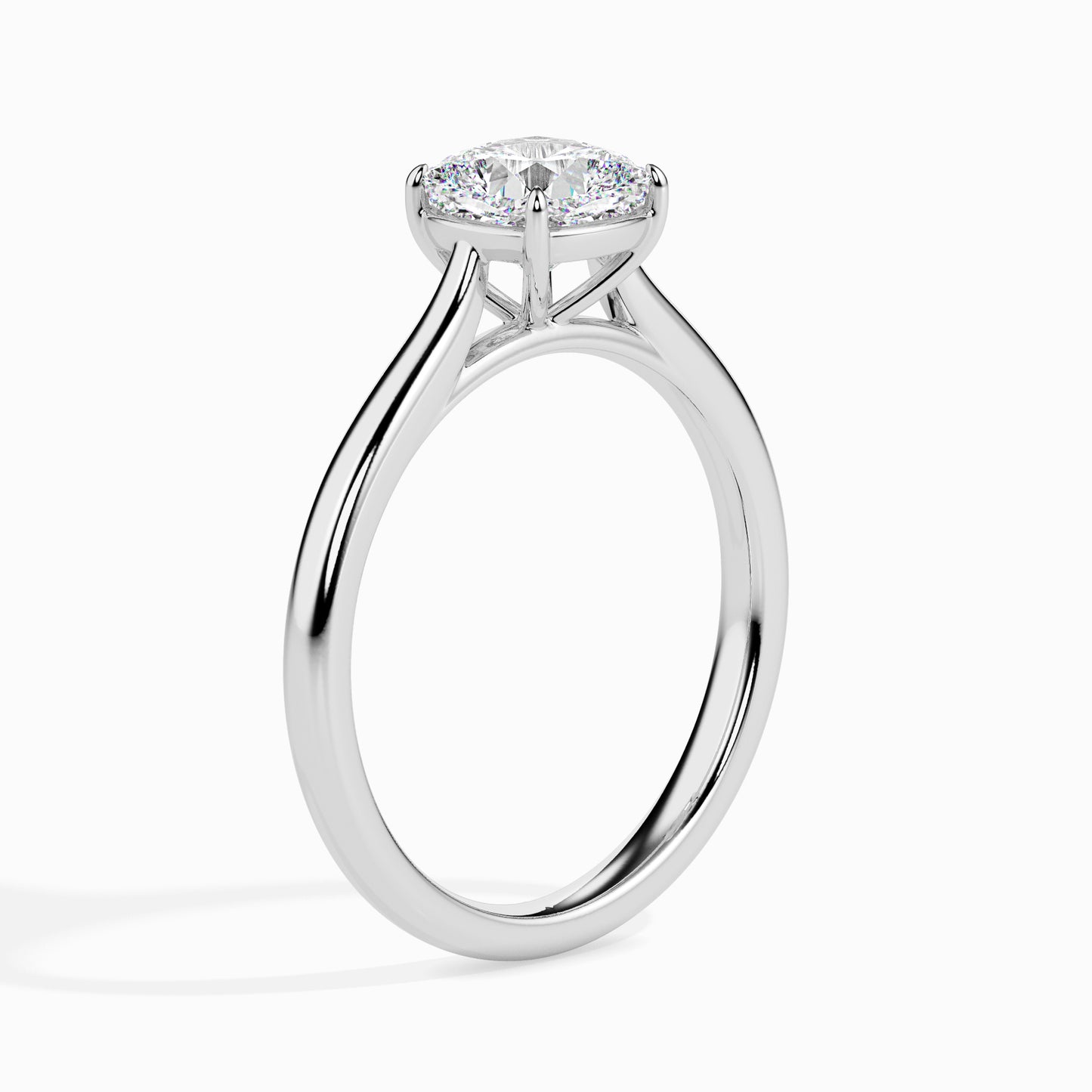 Subtle Radiance: 1.02 ct Diamond Set in Distinctive 3.24kt Gold