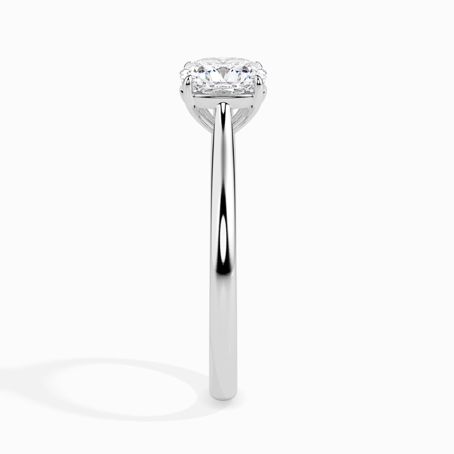 Subtle Radiance: 1.02 ct Diamond Set in Distinctive 3.24kt Gold