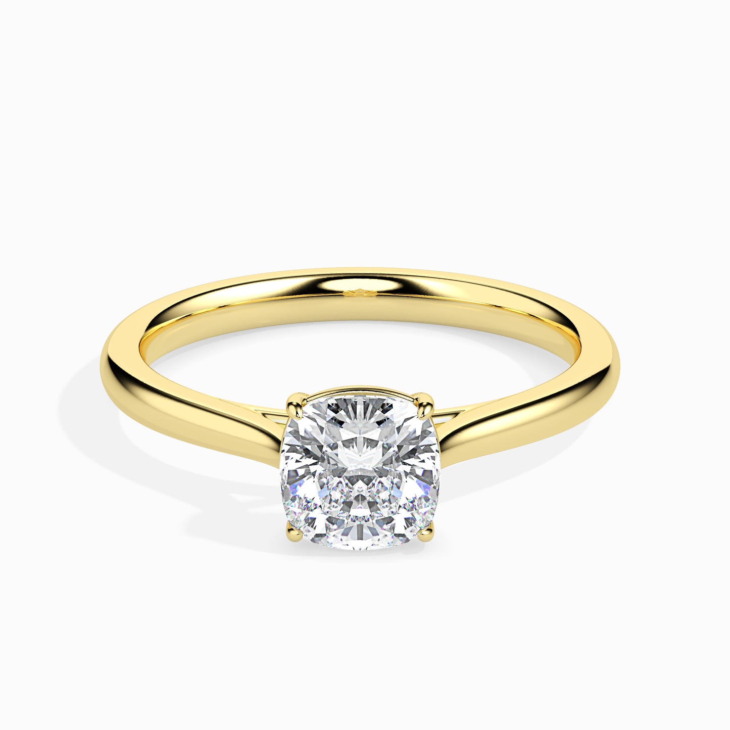 Subtle Radiance: 1.02 ct Diamond Set in Distinctive 3.24kt Gold