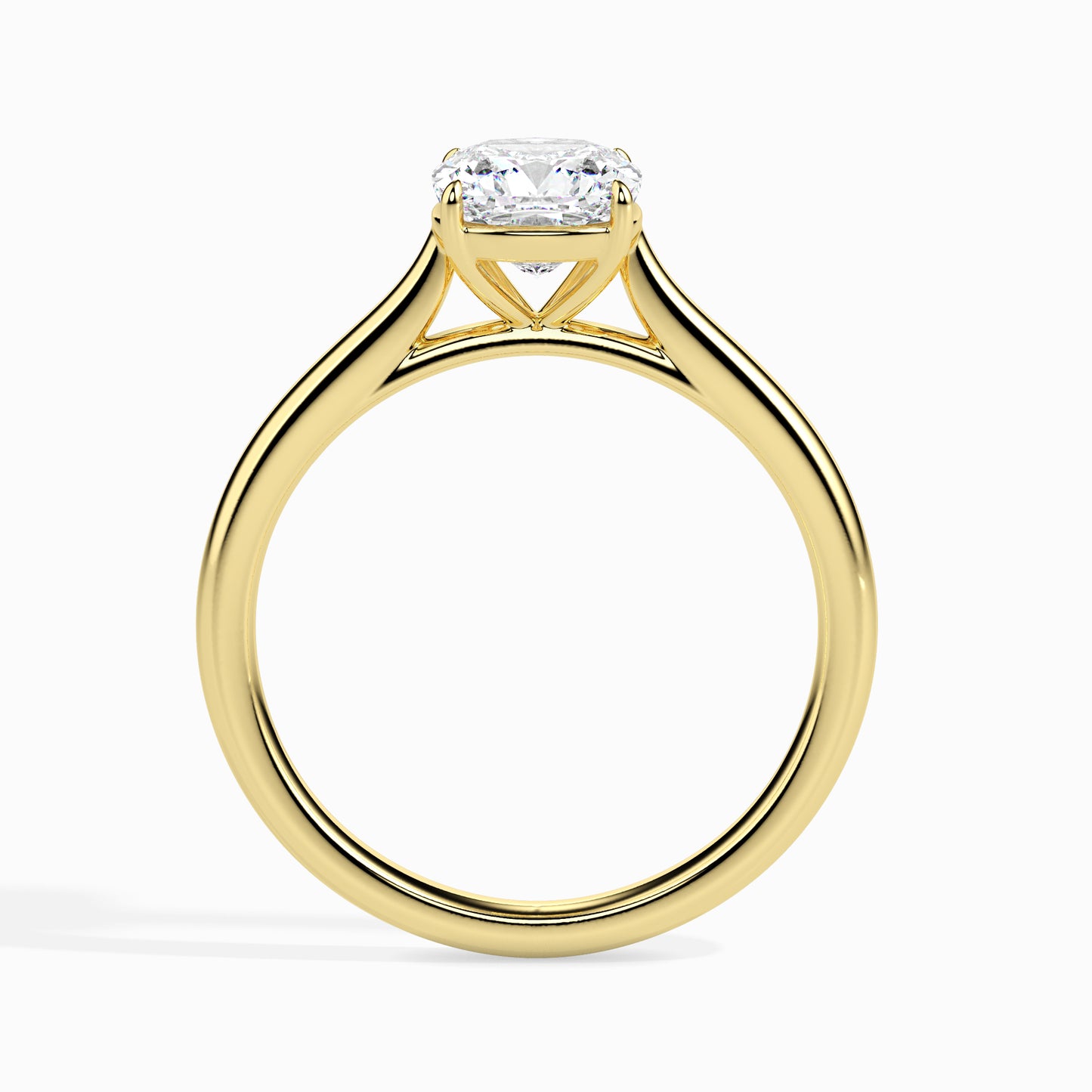 Subtle Radiance: 1.02 ct Diamond Set in Distinctive 3.24kt Gold