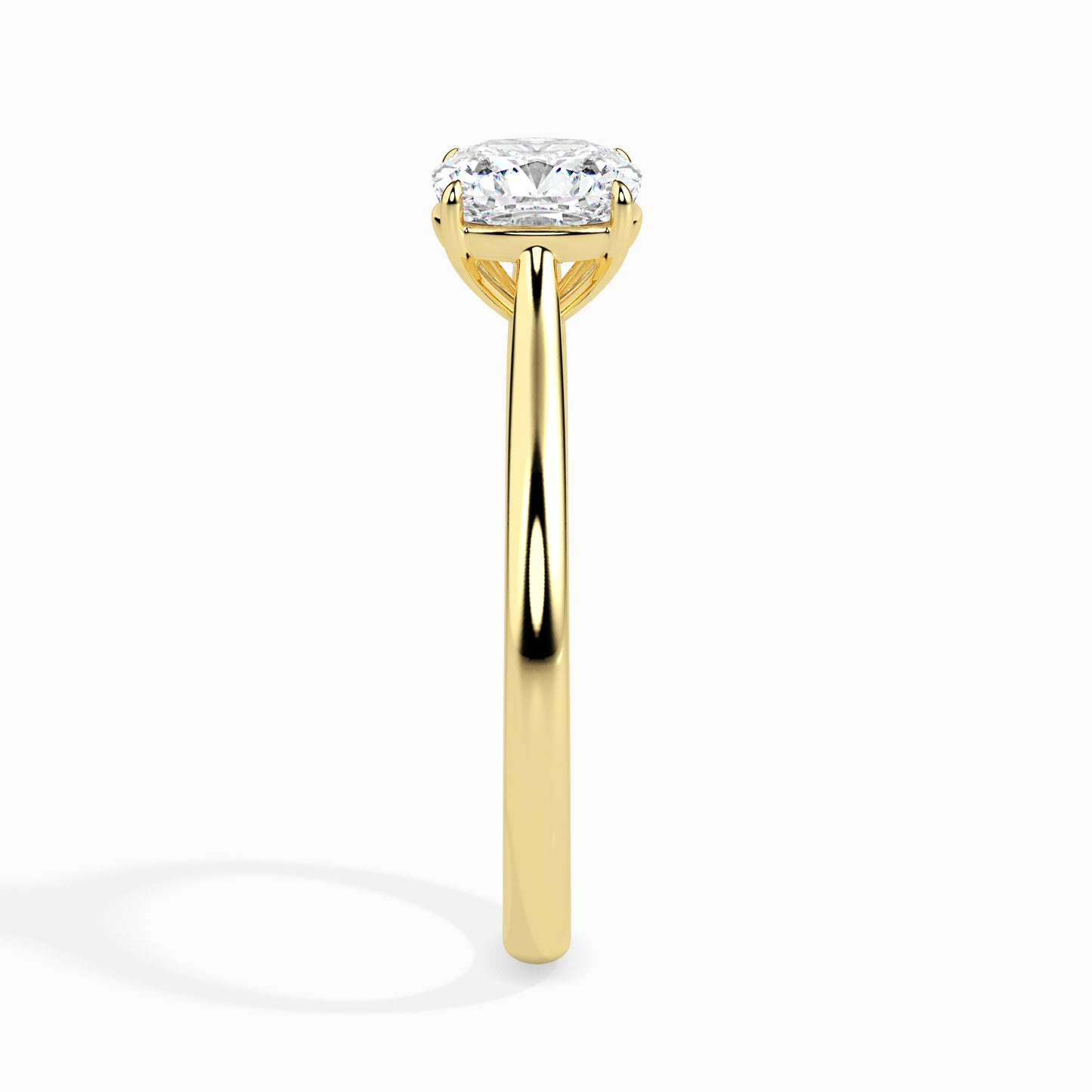 Subtle Radiance: 1.02 ct Diamond Set in Distinctive 3.24kt Gold