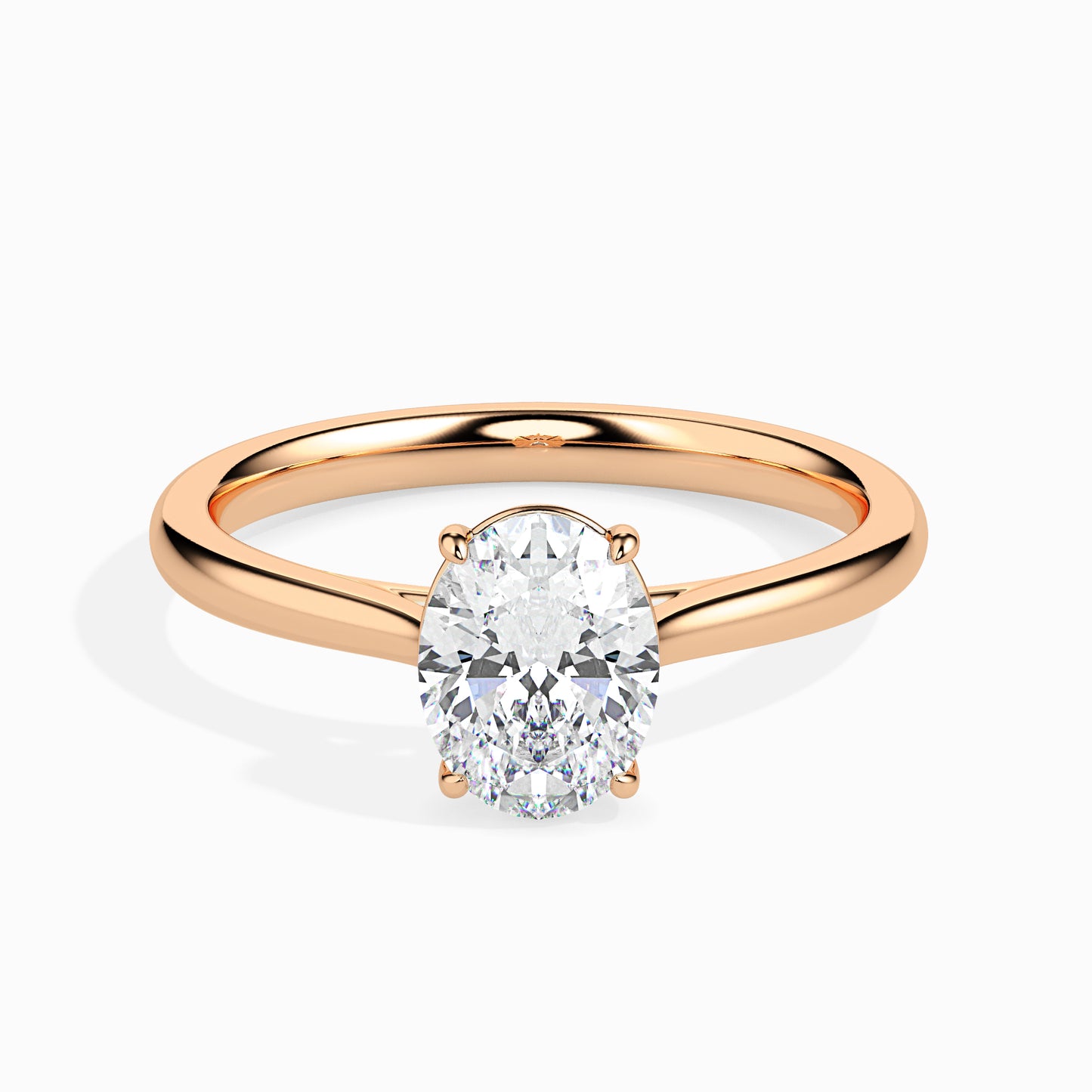 Timeless Elegance: 1.05 ct Diamond Solitaire, 3.18kt Gold