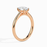 Lab Grown Diamond with 1.05 CT Center Solitaire,in 14K  Gold -  IGI Certified & Customizable