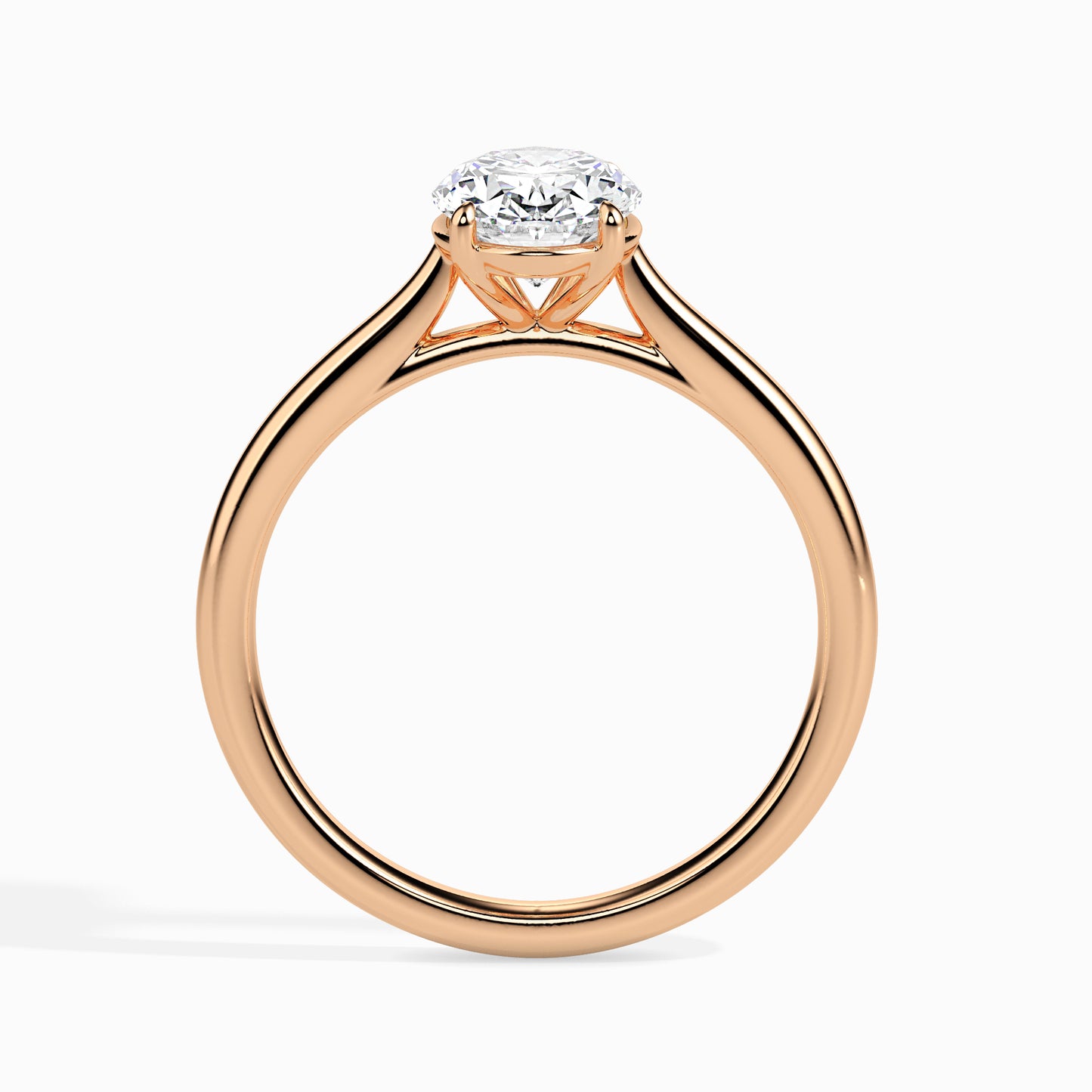 Timeless Elegance: 1.05 ct Diamond Solitaire, 3.18kt Gold