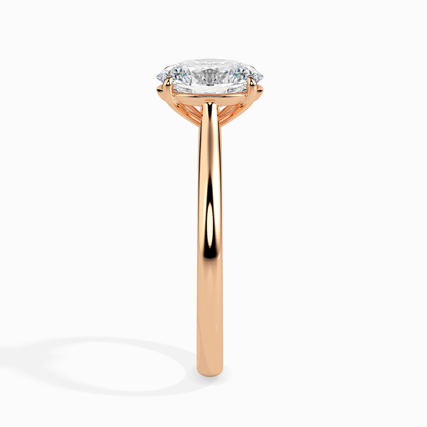 Timeless Elegance: 1.05 ct Diamond Solitaire, 3.18kt Gold