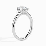 Lab Grown Diamond with 1.05 CT Center Solitaire,in 14K  Gold -  IGI Certified & Customizable
