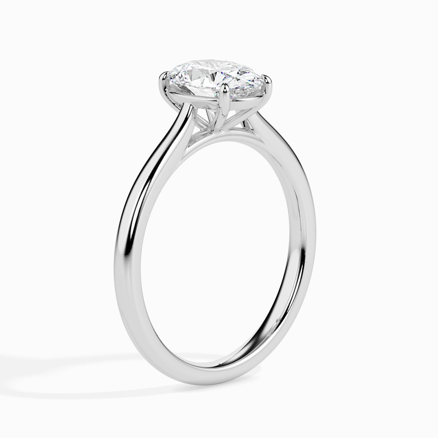 Timeless Elegance: 1.05 ct Diamond Solitaire, 3.18kt Gold