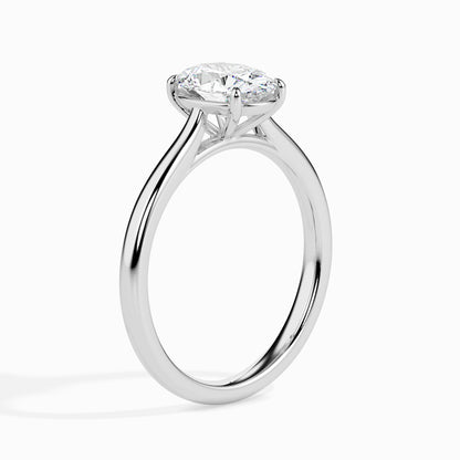 Timeless Elegance: 1.05 ct Diamond Solitaire, 3.18kt Gold