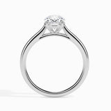Lab Grown Diamond with 1.05 CT Center Solitaire,in 14K  Gold -  IGI Certified & Customizable