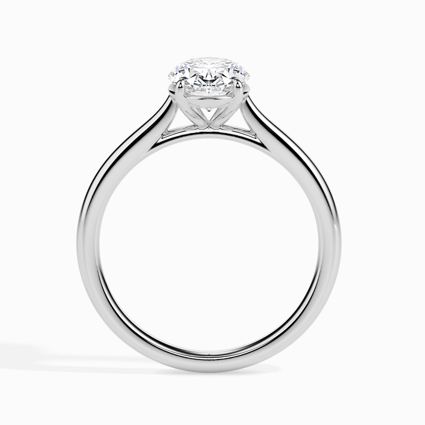 Timeless Elegance: 1.05 ct Diamond Solitaire, 3.18kt Gold