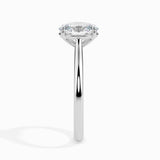 Lab Grown Diamond with 1.05 CT Center Solitaire,in 14K  Gold -  IGI Certified & Customizable