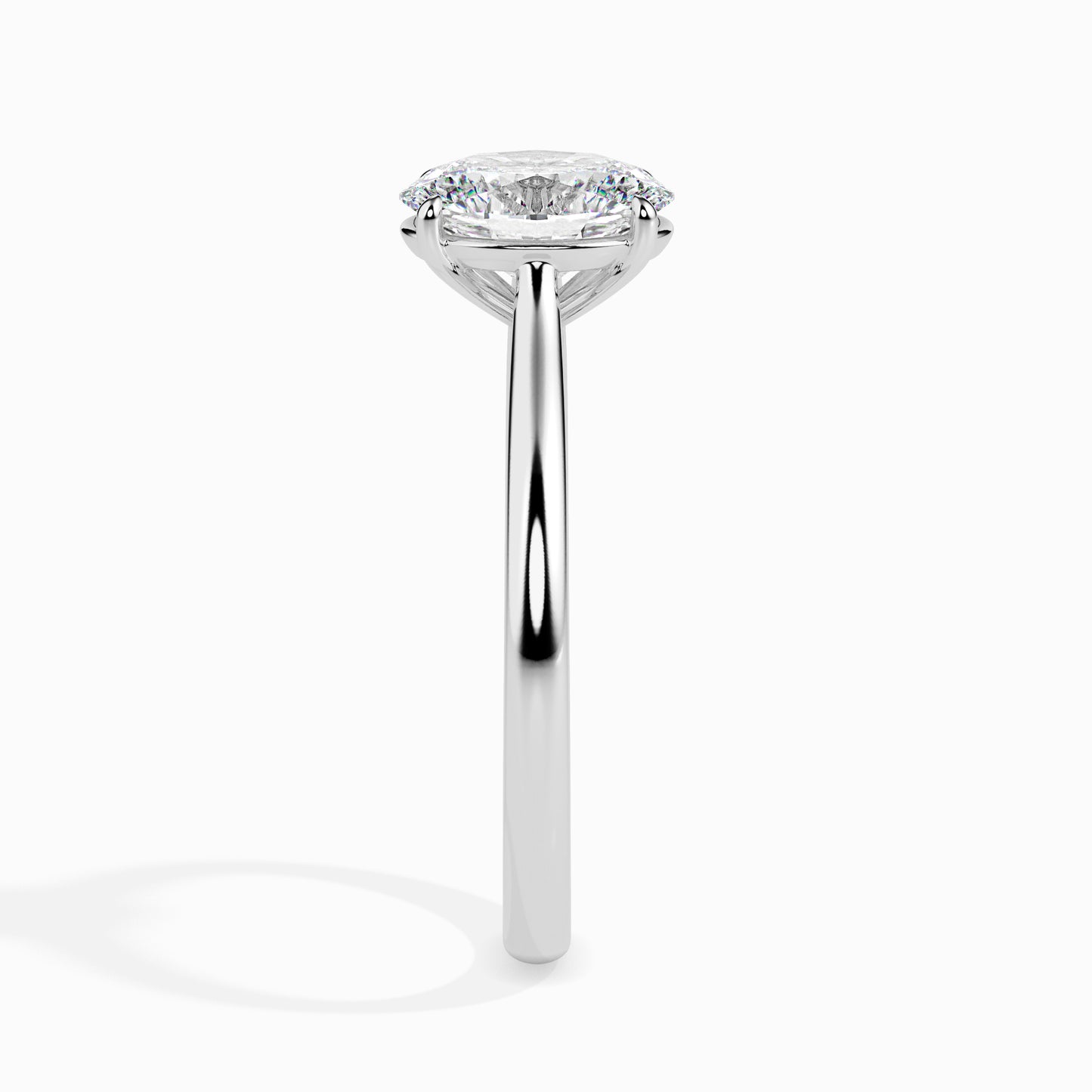 Timeless Elegance: 1.05 ct Diamond Solitaire, 3.18kt Gold