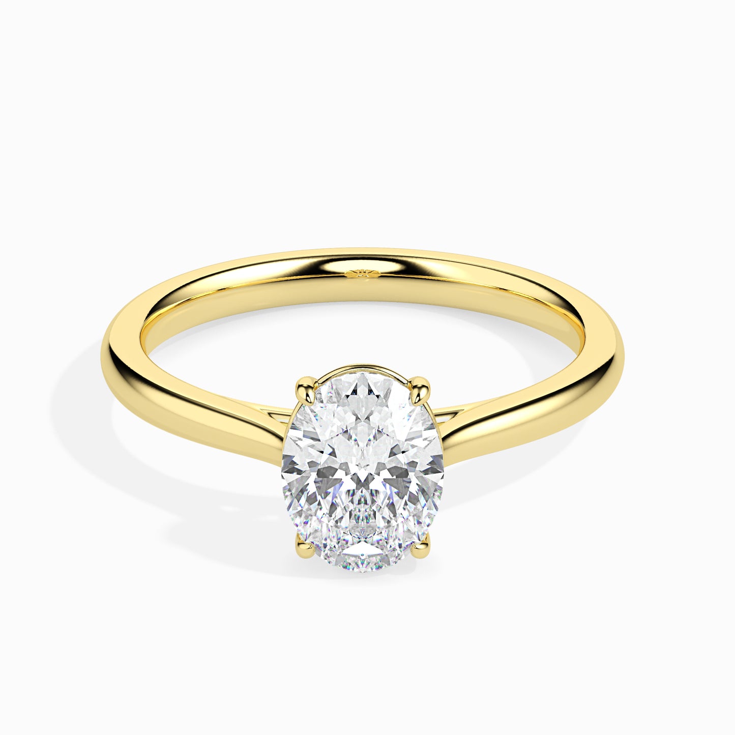 Timeless Elegance: 1.05 ct Diamond Solitaire, 3.18kt Gold