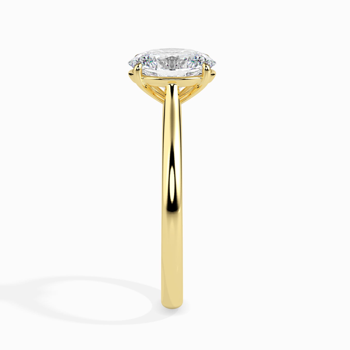 Timeless Elegance: 1.05 ct Diamond Solitaire, 3.18kt Gold