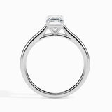 Lab Grown Diamond 1.02 CT Emerald Cut Solitaire Engagement Ring in 14K Gold, IGI Certified & Customizable