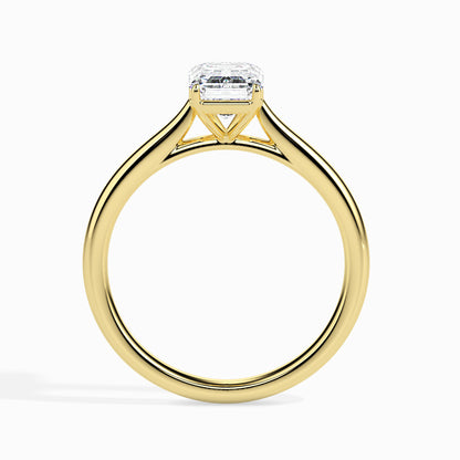 Classic Sparkle: 1.02 ct Diamond Ring, Simple 3.2kt Gold