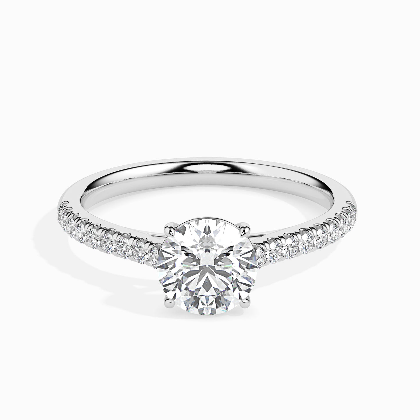 Warm Embrace: 1.33 ct Diamond Ring in Unique 2.82kt Gold