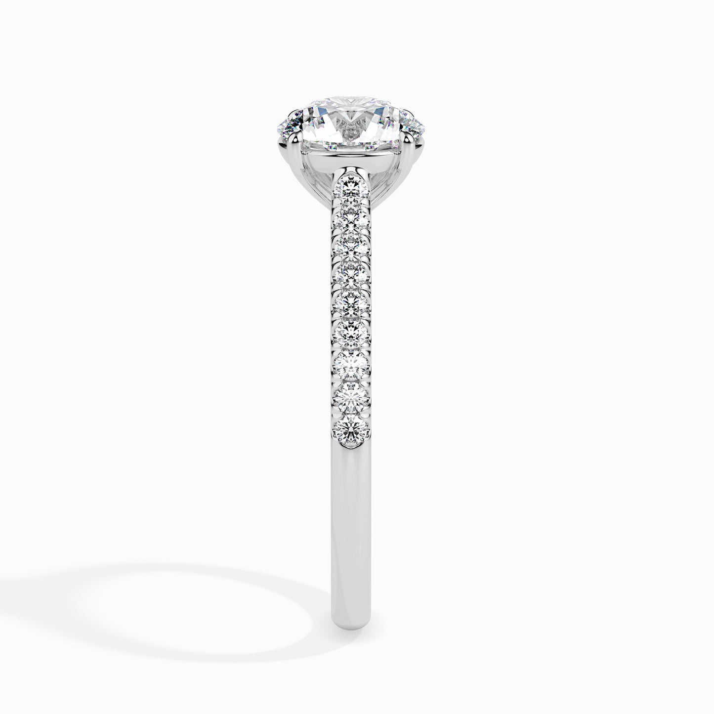 Warm Embrace: 1.33 ct Diamond Ring in Unique 2.82kt Gold