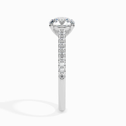 Warm Embrace: 1.33 ct Diamond Ring in Unique 2.82kt Gold