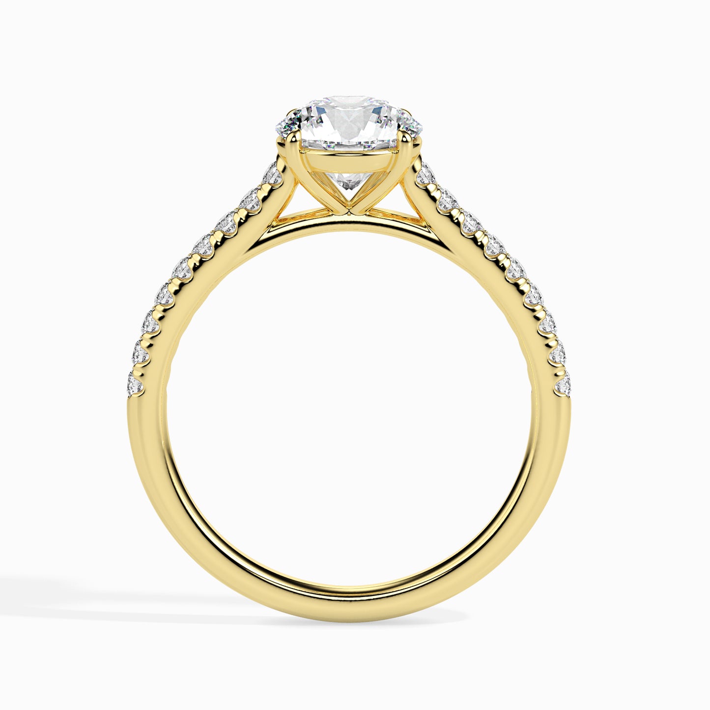 Warm Embrace: 1.33 ct Diamond Ring in Unique 2.82kt Gold
