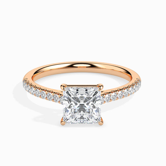 A Touch of Sparkle: 1.3 ct Diamond, Warm 2.95kt Gold Setting