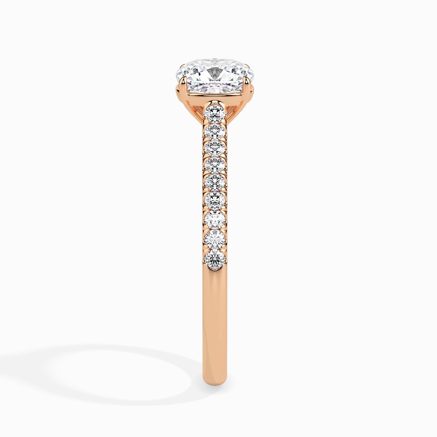 Golden Hues: 1.3 ct Diamond Ring with a 2.81kt Gold Glow