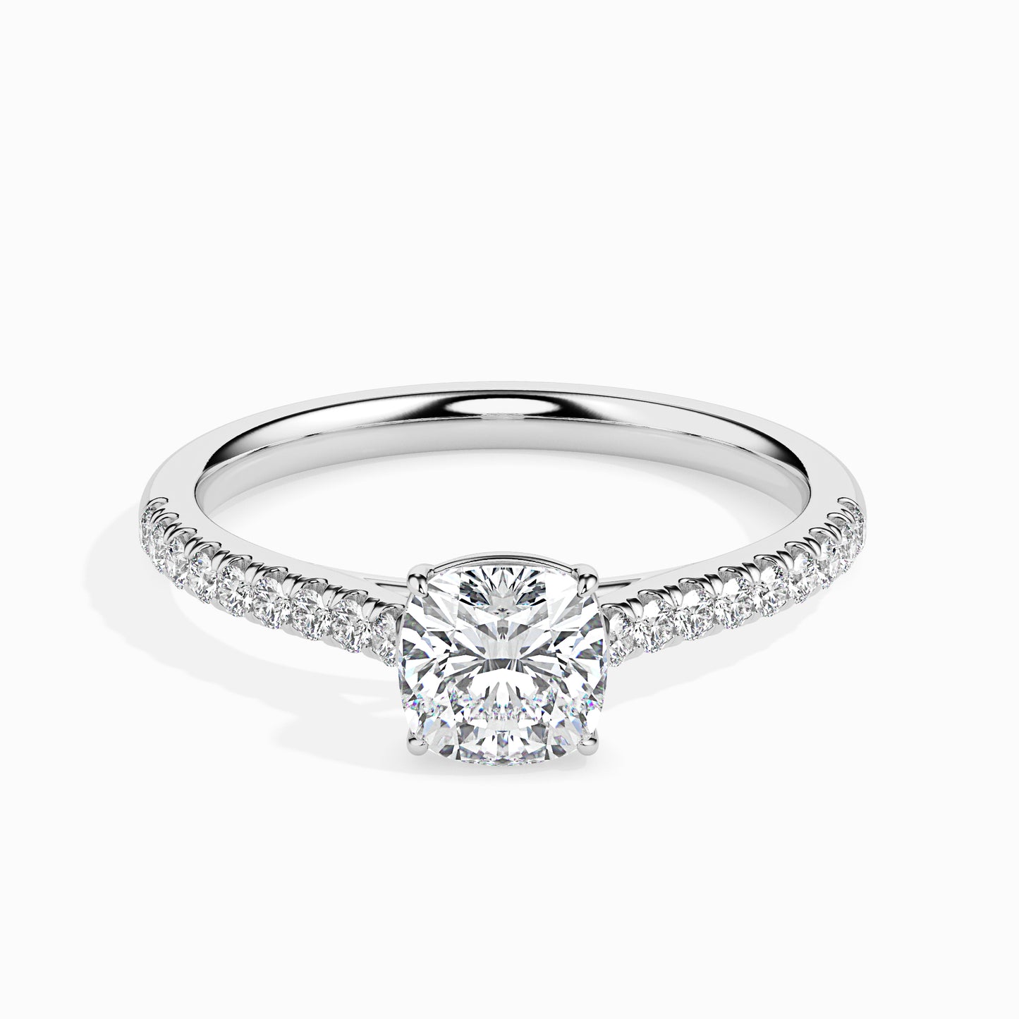 Golden Hues: 1.3 ct Diamond Ring with a 2.81kt Gold Glow