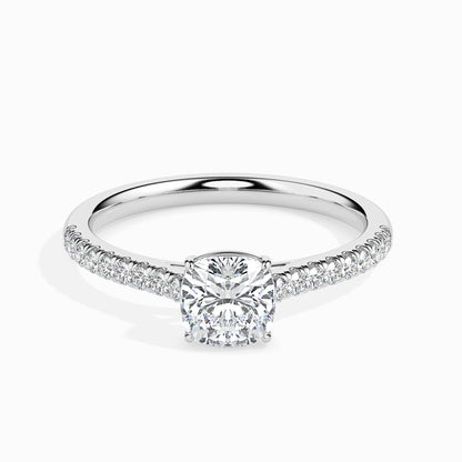 Golden Hues: 1.3 ct Diamond Ring with a 2.81kt Gold Glow