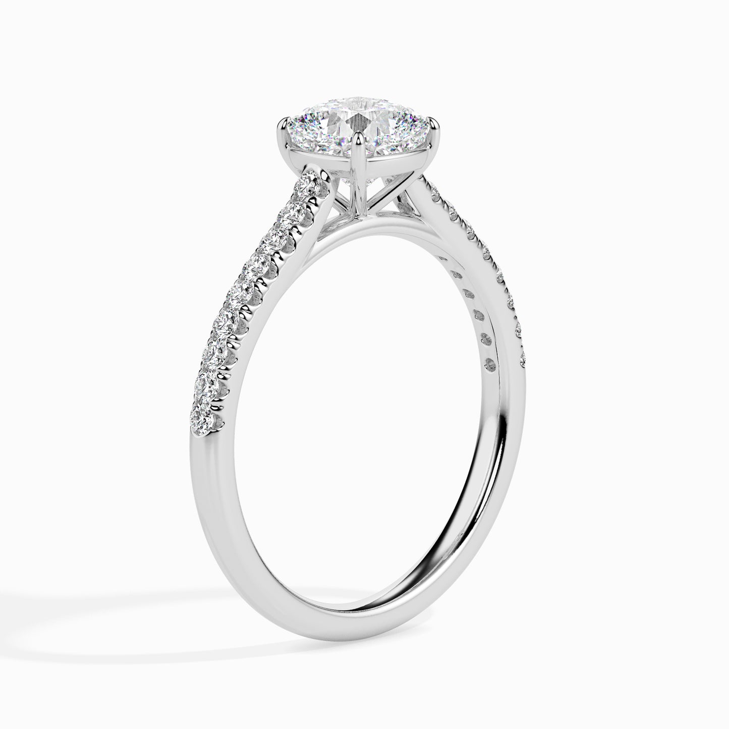 Golden Hues: 1.3 ct Diamond Ring with a 2.81kt Gold Glow