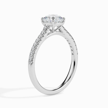 Golden Hues: 1.3 ct Diamond Ring with a 2.81kt Gold Glow