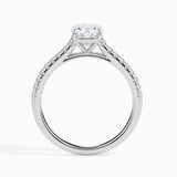 Golden Hues: Lab Grown Diamond 1. CT Center Solitaire 0.22 CT Side Diamonds Ring in 14K Gold -  IGI Certified & Customizable