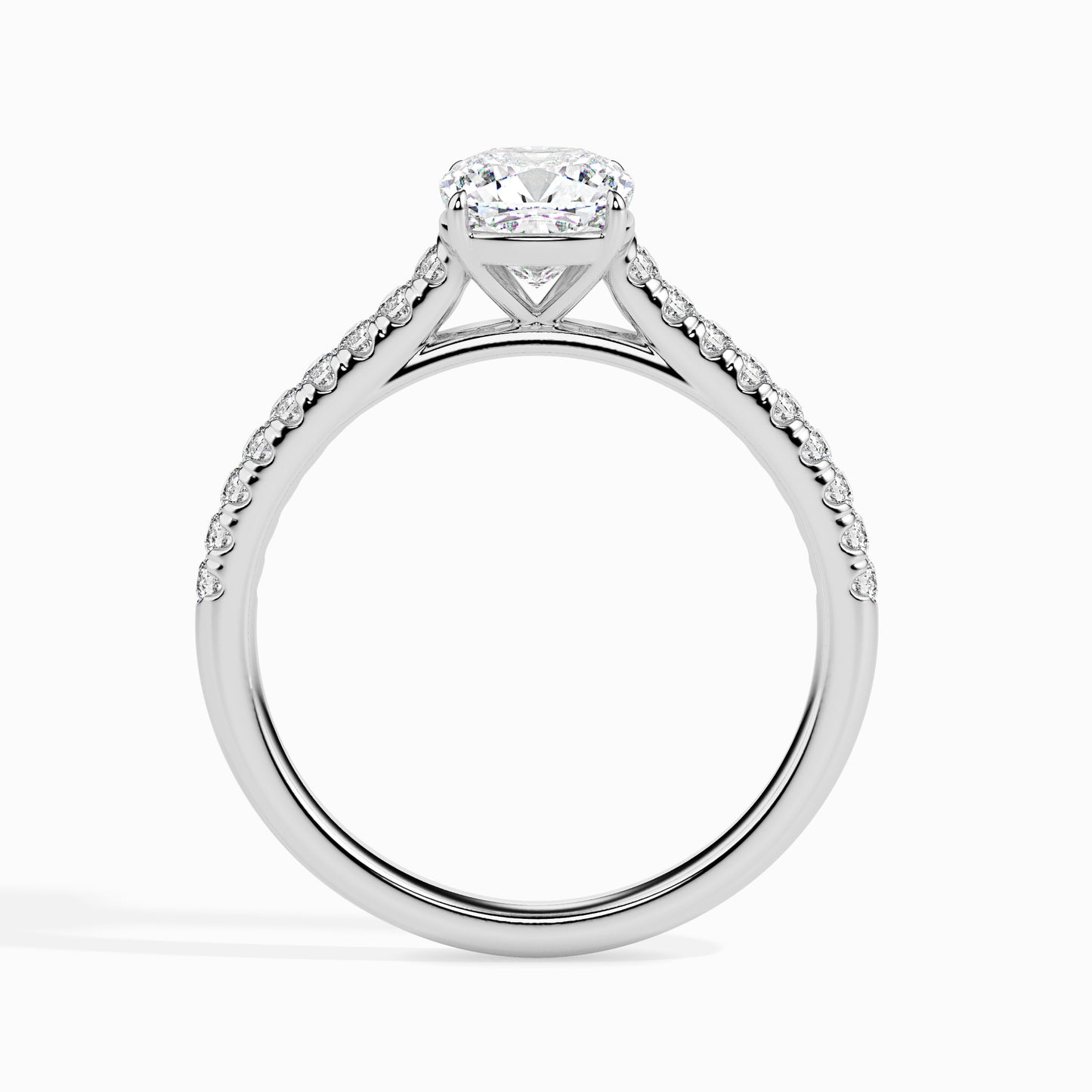 Golden Hues: 1.3 ct Diamond Ring with a 2.81kt Gold Glow