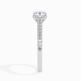 Golden Hues: Lab Grown Diamond 1. CT Center Solitaire 0.22 CT Side Diamonds Ring in 14K Gold -  IGI Certified & Customizable