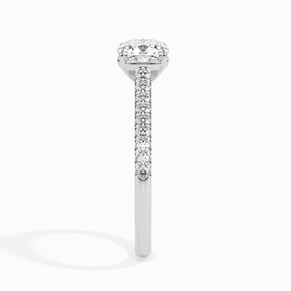 Golden Hues: 1.3 ct Diamond Ring with a 2.81kt Gold Glow