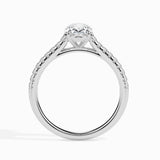 Lab Grown Diamond 1 CT Oval Solitaire Ring with 0.22 CT Side Stones in 14K Gold – IGI Certified & Customizable Fine Jewelry"