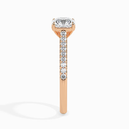 Radiant Cut: 1.28 ct Diamond Ring, 2.85kt Gold Band
