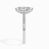 Lab Grown Diamond 1.02 CT  Centre Solitaire Marquise Cut with 0.17 CT Side Stones in 14K Gold – IGI Certified & Customizable Fine Jewelry
