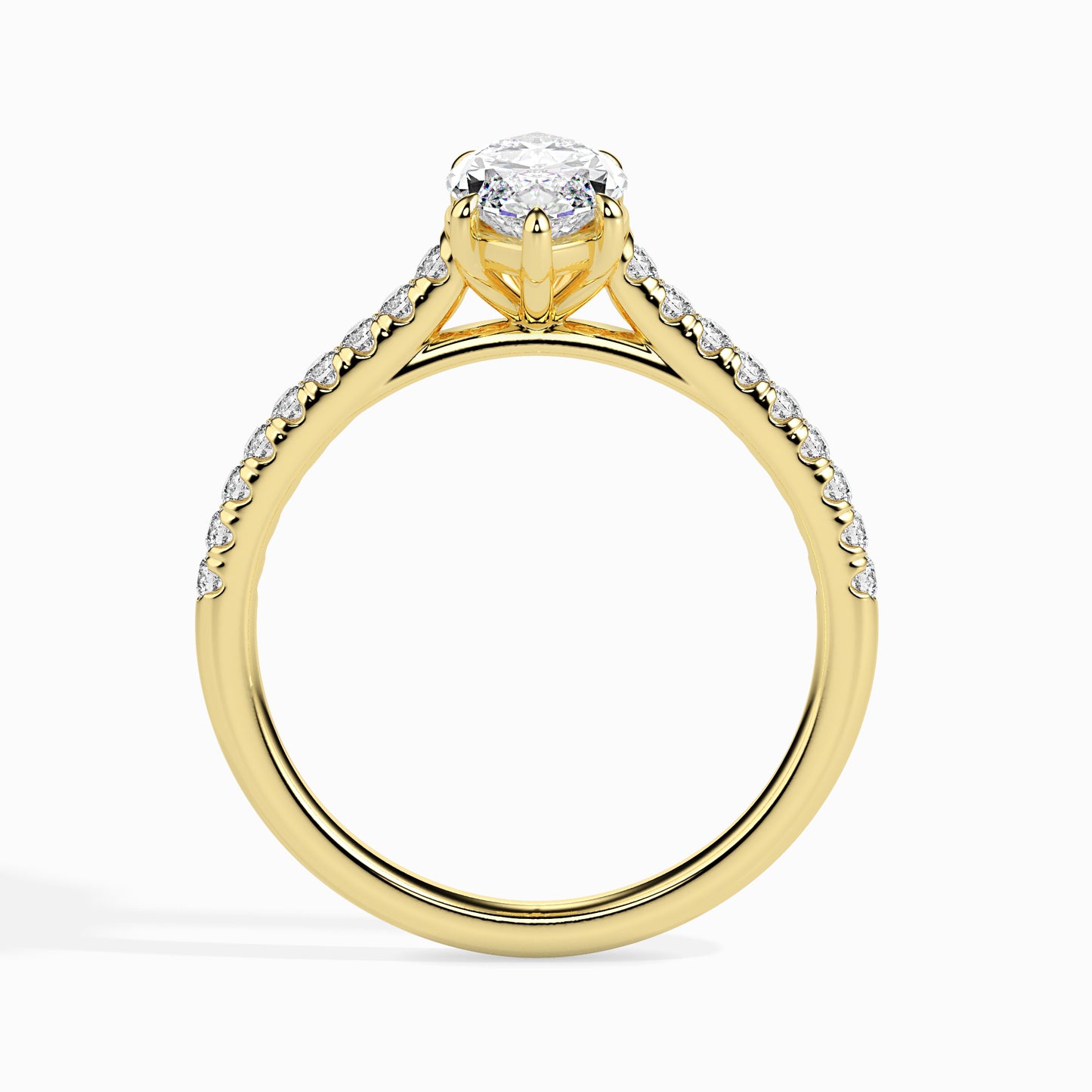 1ct Side Stone Marquise Ring