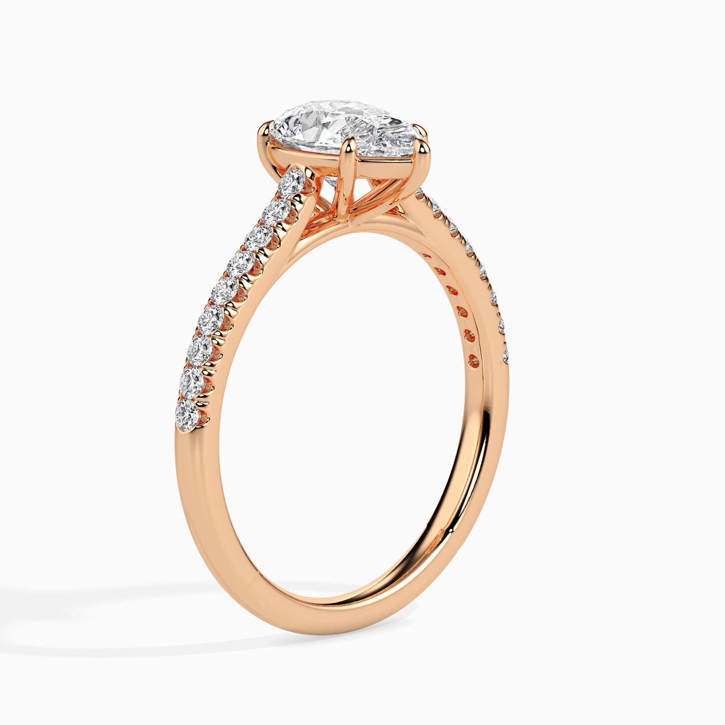 Devotion: 1.38 ct Heart-Shaped Diamond, 2.94kt Gold