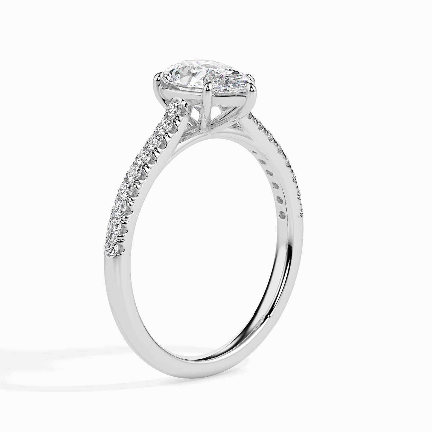 Devotion: 1.38 ct Heart-Shaped Diamond, 2.94kt Gold