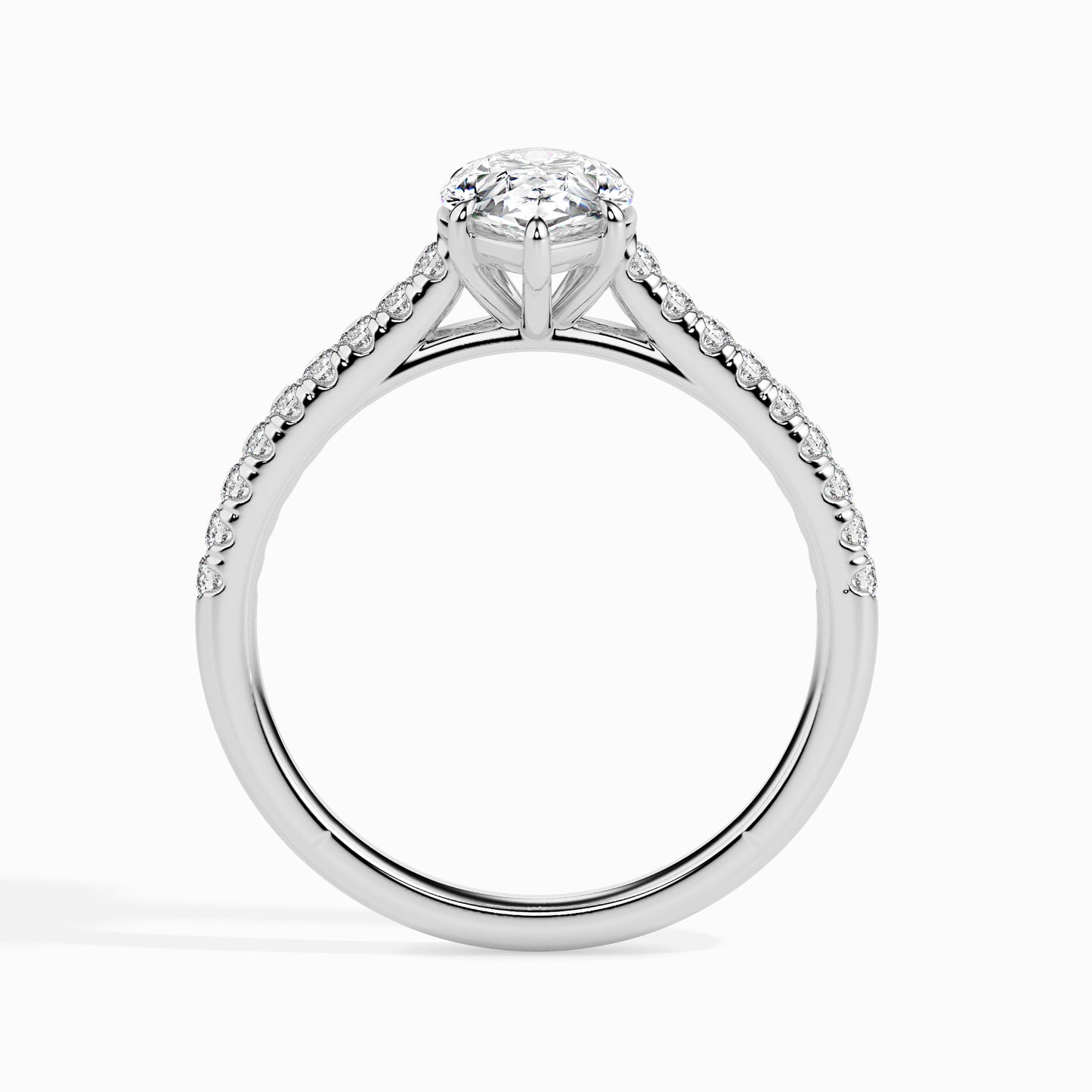Devotion: 1.38 ct Heart-Shaped Diamond, 2.94kt Gold