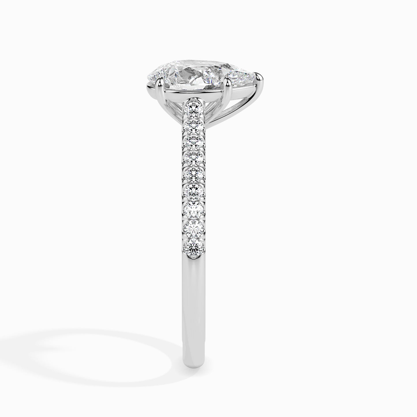 Devotion: 1.38 ct Heart-Shaped Diamond, 2.94kt Gold