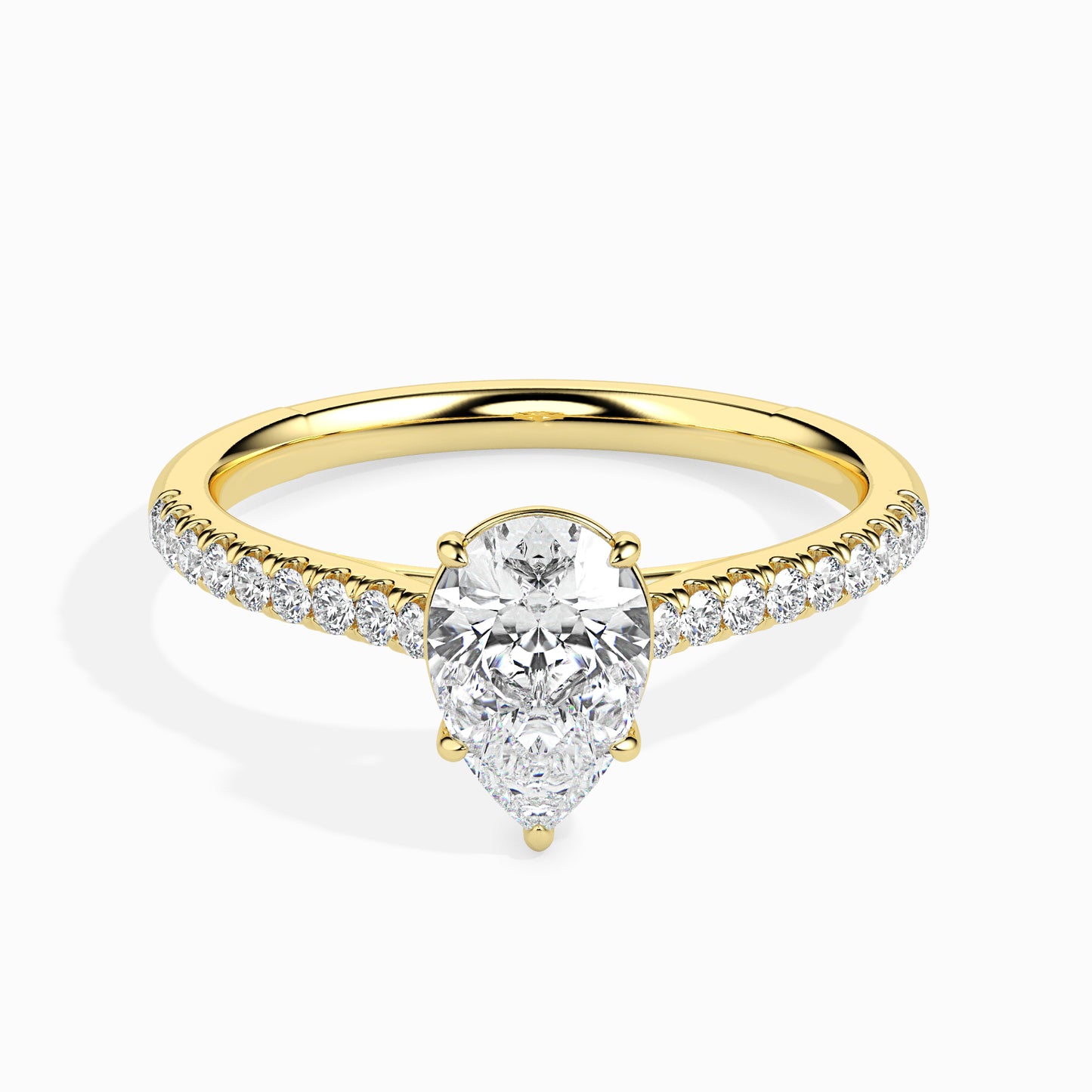 Devotion: 1.38 ct Heart-Shaped Diamond, 2.94kt Gold