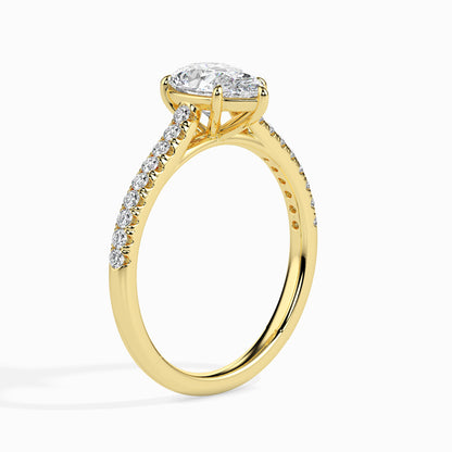 Devotion: 1.38 ct Heart-Shaped Diamond, 2.94kt Gold